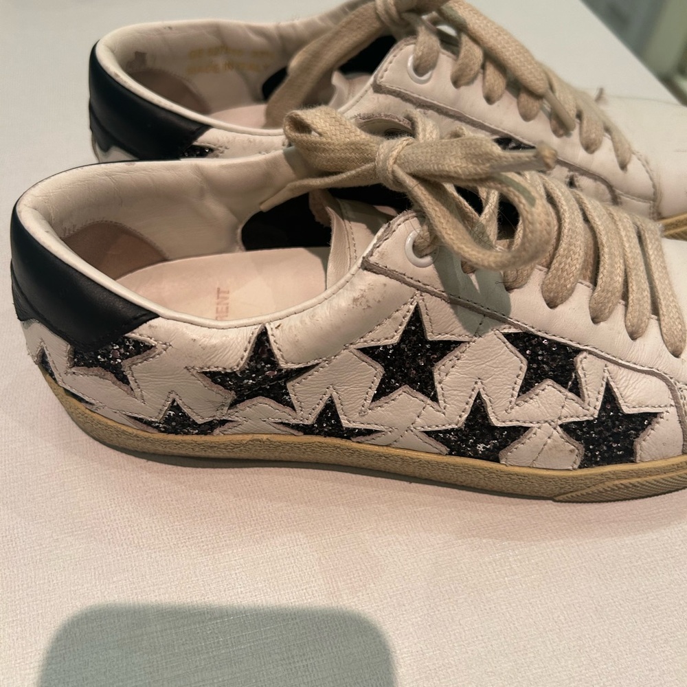Saint Laurent court classic star sneakers - Picture 3 of 6